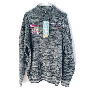 THOR NORDIC STYLE SWEATER HALF ZIP men’s XL